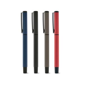 Caneta roller em alumínio personalizada