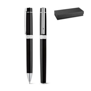 Conj. De caneta roller e esferográfica personalizada