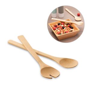 Conjunto de 2 talheres para salada personalizado