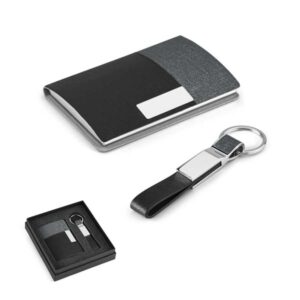 Kit de porta cartões e chaveiro personalizado