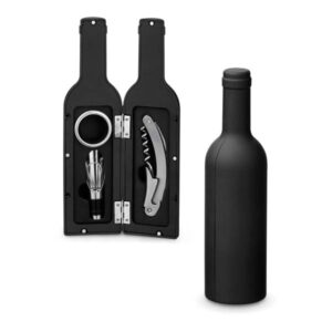 Conjunto para vinho em metal personalizado