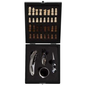 Kit Vinho Xadrez 4 peças personalizado