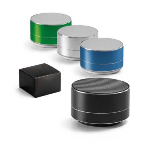 Caixa de som com microfone personalizado