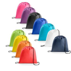 Sacola tipo mochila personalizada