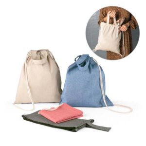 Sacola em algodão reciclável personalizada