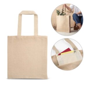 Sacola em junco personalizada
